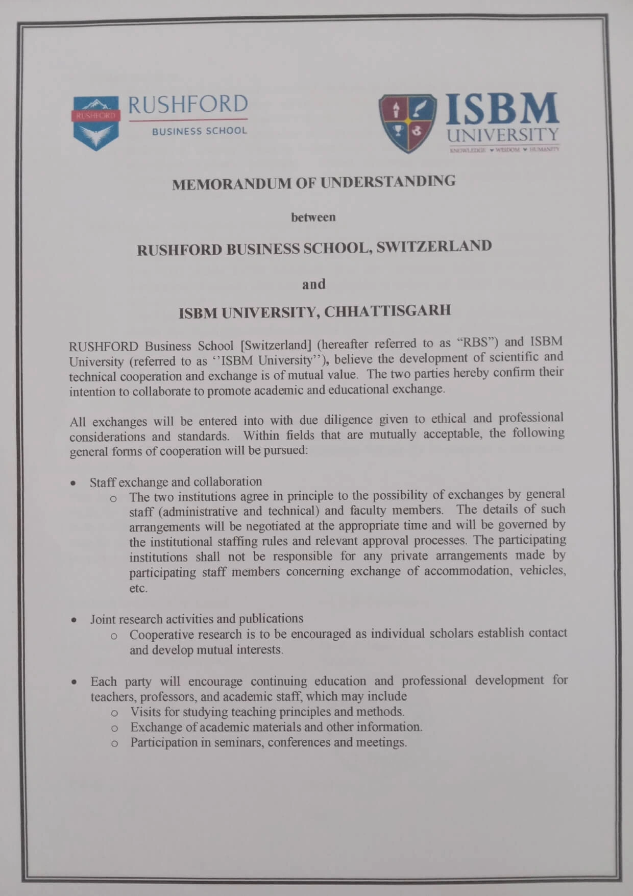 ISBM University Chhattisgarh Top University in India